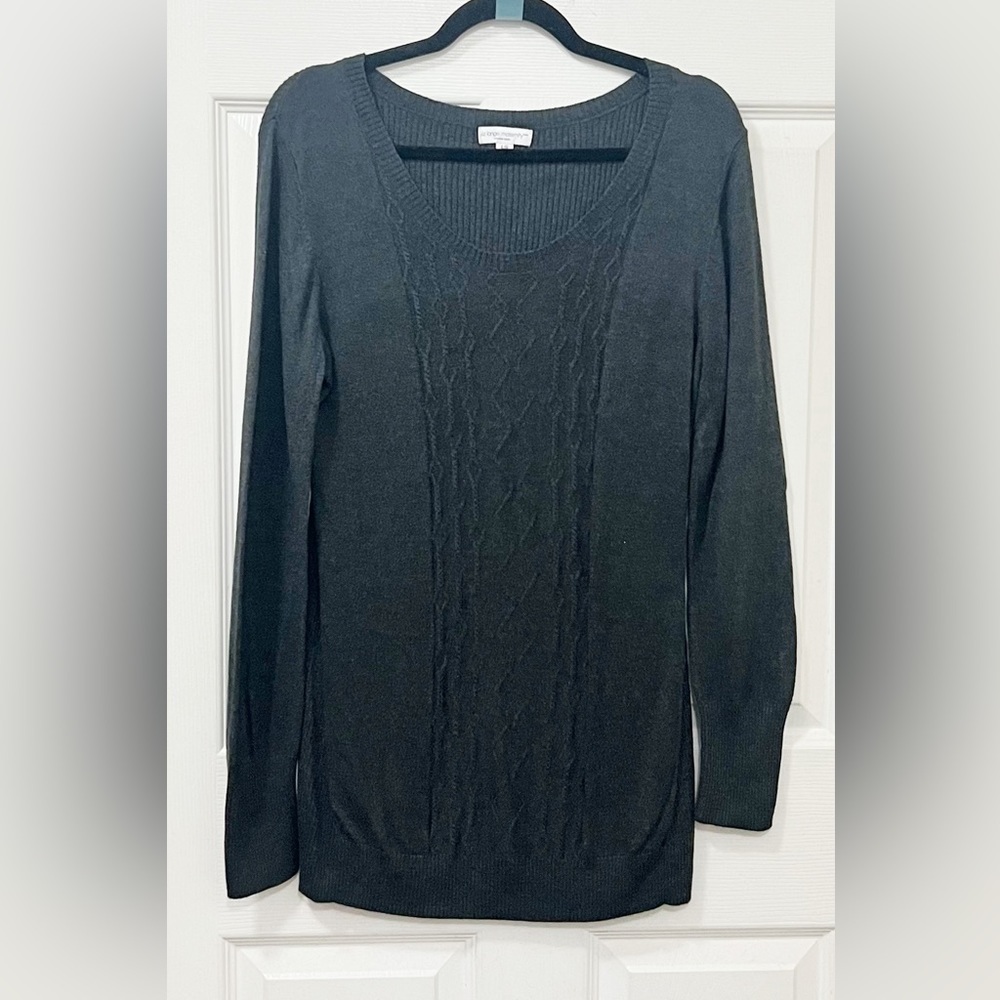 Liz Lange Maternity for Target Black Sweater size Large